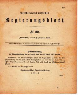 Grossherzoglich Hessisches Regierungsblatt 1880.djvu