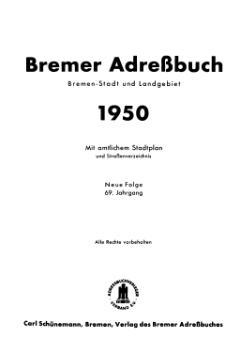 Adressbuch Bremen 1950 Titel.djvu